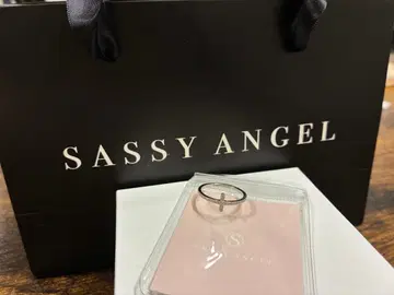 SASSY ANGEL 크로스 반지 실버 14호