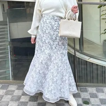 one after another NICE CLAU 플라워 머메이드 스커트