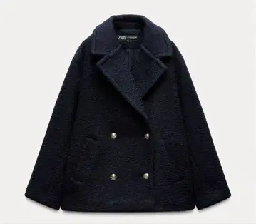 [ 새상품급 ] ZARA 세미롱 기장 부클 코트