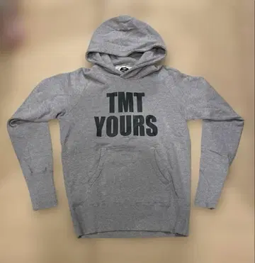 TMT YOURS 후드 부착 후드티 그레이