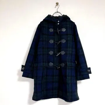 [ 해리스 트위드 ] 해리스 트위드 (M) 더플 코트 체크 울