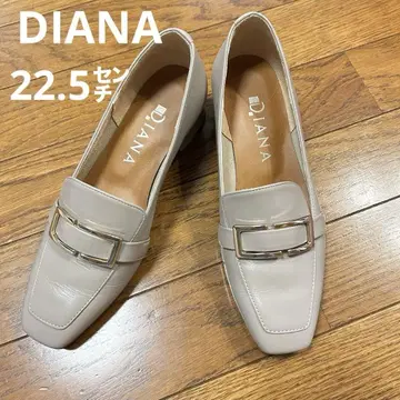 [1회 착용 미사용급] DIANA 그레이 로퍼 버클 포함 22.5cm