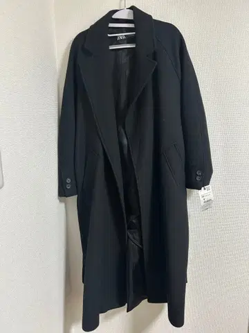 ZARA 블랙 롱 코트 XS 사이즈 22,890엔