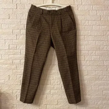 레어/ beauty & youth one tack check pant