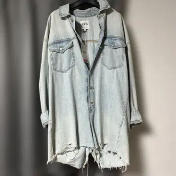 ZARA 프린지 가공 데님 올인원 M 사이즈