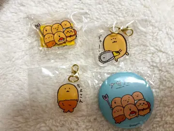 나가노전 두더지 고로케 캔뱃지 아크릴 스탠드 참 세트