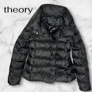 Theory 띠어리 다운 자켓 ( S ) 블랙 숏 다운