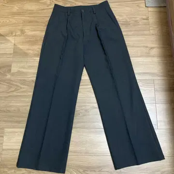 ZARA 자라 슬랙스 원턱 센터 플리츠