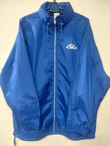 PUMA 풀 집업 나일론 자켓 파랑