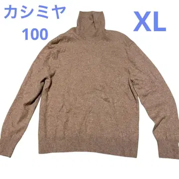 유니클로 캐시미어 100 터틀 니트 XL