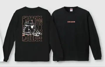 SHANK 롱 슬리브 T셔츠 L 사이즈 블랙