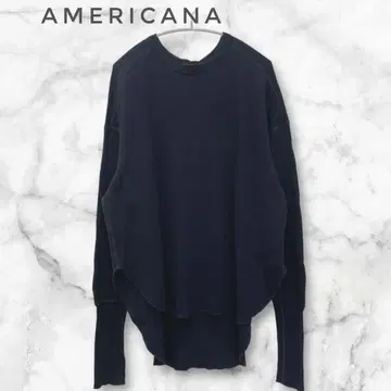 AMERICANA 써멀 백 헨리 풀오버 오버 사이즈