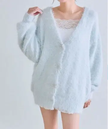 melty ribbon long knit