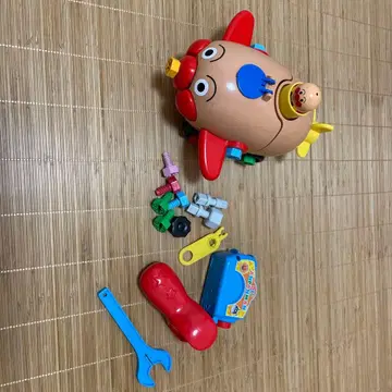 호빵맨 비행기 완구와 공구 세트