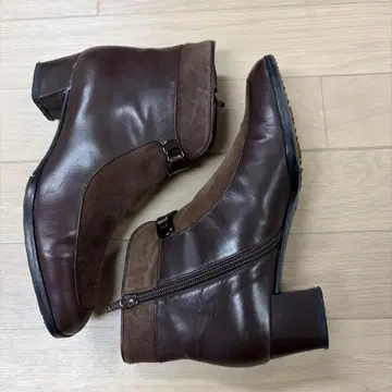 긴자 요시노야 가죽 스웨이드 부츠