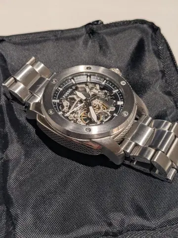 FOSSIL ME3081 스켈레톤 자동 시계