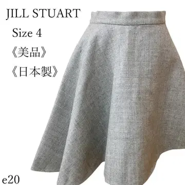 [ 새상품급 ] 질스튜어트 비대칭 플레어 스커트 미니 기장 그레이 페미닌