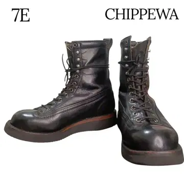 80s~90s CHIPPEWA swat boots 스틸토 비브람