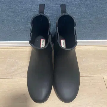 [컨디션 최상] HUNTER 헌터 첼시 부츠 블랙 24.5cm