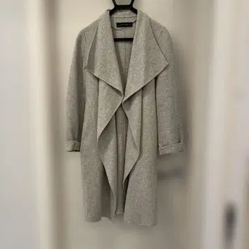 ZARA WOMAN 그레이 롱 코트 XS