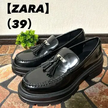 [ ZARA 자라 ] 태슬 로퍼 ( 39 ) 트랙 밑창 디테일