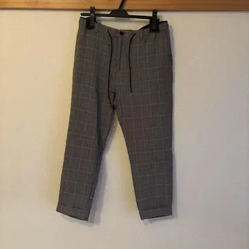 ZARA 남성용 체크 팬츠