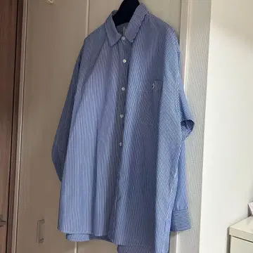 FREAK'S STORE the fox 스토어 타입 셔츠 블루