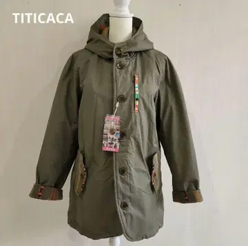 TITICACA 새상품 올리브 그린 모즈 코트
