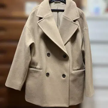 GU 코지 멜톤 하프 코트 미사용 새상품