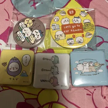 치이카와 (먼작귀) 캔뱃지 토끼 하치와레