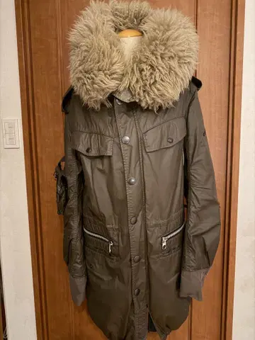 00s archive L.G.B. PILOT fur mods coat