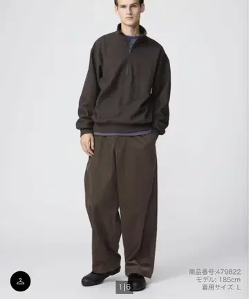 UNIQLO 코듀로이 이지 팬츠 XL 브라운