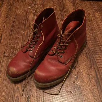 레드윙 슈즈 빨간색 하이컷 부츠