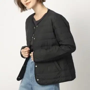 새상품급 grove FP800 유럽인 다운라이트 자켓 워셔블 블랙