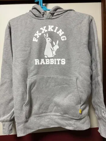 fr2 후드티 FxxKING RABBITS 그레이