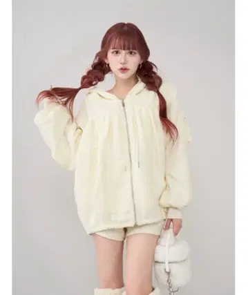 Darich 트위드 카고 셋업 아이보리