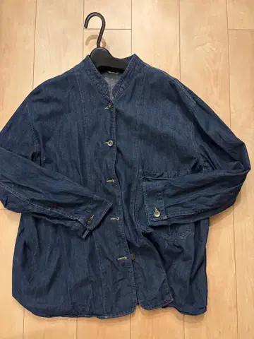 UNIQLO:U 다크 블루 데님 셔츠