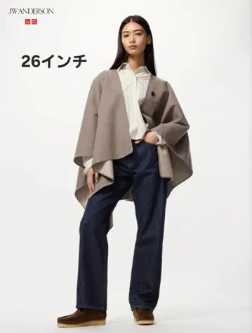 UNIQLO JW ANDERSON 스트레이트 청바지 26 네이비
