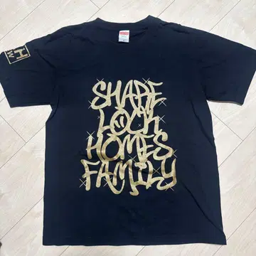 SLH 로고 T셔츠 SHARE LOCK HOMES M 사이즈 블랙 금