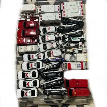 토미카 묶음 판매 순찰차 소방차 구급차 크라운 경찰 오토바이 레거시