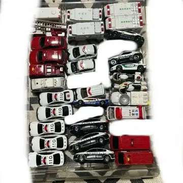 토미카 묶음 판매 순찰차 소방차 구급차 크라운 경찰 오토바이 레거시