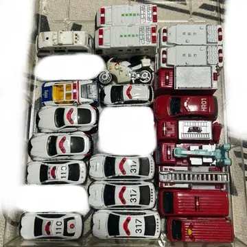 토미카 묶음 판매 순찰차 소방차 구급차 크라운 경찰 오토바이 레거시