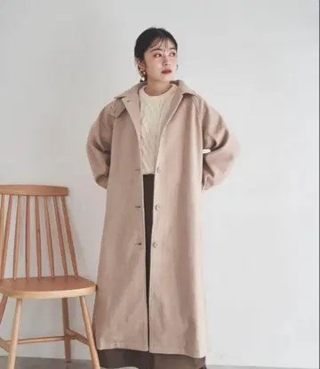 볼륨 슬리브 스텐카라 코트