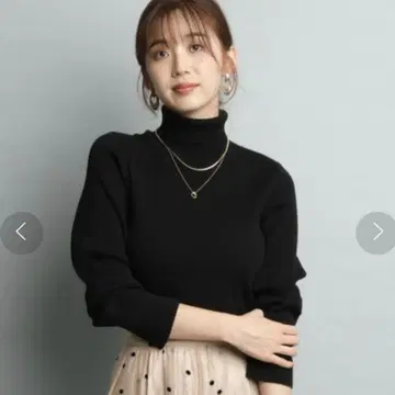 심플 리브 터틀 니트 저스길리티