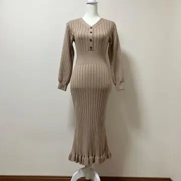 토코 클로젯 니트 원피스 니트 원피스 브라운 가을 겨울