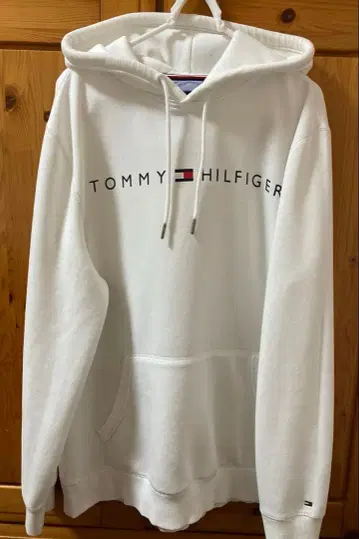 TOMMY HILFIGER 화이트 후드티