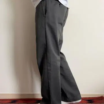 Dickies 873 워크 팬츠 차콜 그레이 32 센터 프레스