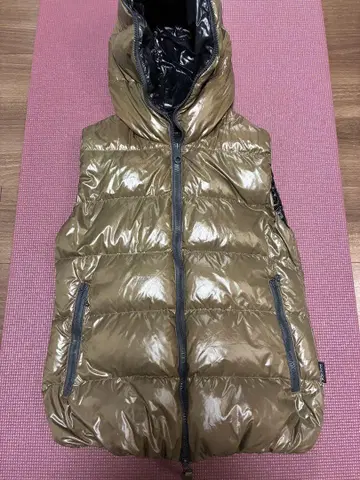 DUVETICA 카키 다운 베스트 40