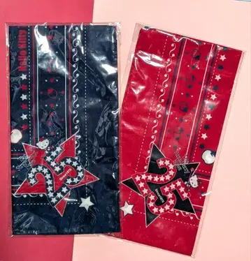 레트로 헬로키티 25주년 반다나 런치 크로스 2장 세트 미개봉