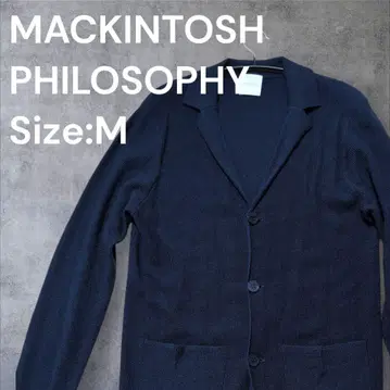 MACKINTOSH PHILOSOPHY 세탁기 사용 가능 울 가디건